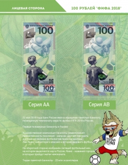 Комплект листов для банкнот ЧМ по футболу 2018 фото