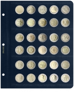 Универсальный лист для памятных монет 2 Евро фото