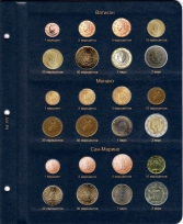 Альбом для монет стран Евросоюза регулярного чекана / страница 8 фото