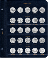 Альбом для юбилейных и памятных монет США / страница 1 фото